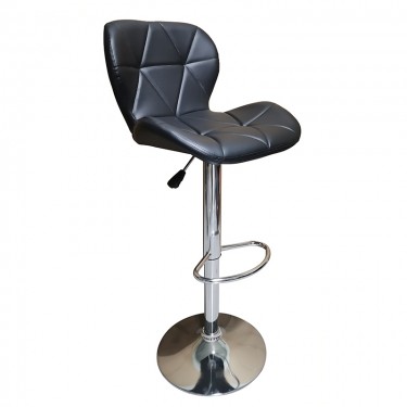 BAR91 BLACK PU(Σ2)ΣKAMΠO ΜΕ ΑΜΟΡΤΙΣΕΡ 48X49X109εκ. ZITA PLUS 48X49X64-89/84-109εκ.