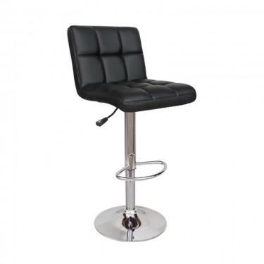 BAR40 ΜΑΥΡΟ PU(Σ2)ΣΚΑΜΠΟ ΜΕ ΑΜΟΡΤΙΣΕΡ 43X52X113εκ. ZITA PLUS 43X52X60-92/81-113εκ.