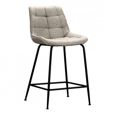 ERMINA BEIGE ΥΦΑΣΜΑ(Σ4)62εκ. ΣΚΑΜΠΟ ΜΕΤΑΛΛΙΚΟ 49Χ49Χ62-94εκ. ZITA PLUS 49X49X62-94εκ.