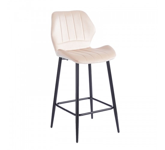 DYLAN BEIGE VELVET ΥΦΑΣΜΑ 65εκ. ΣΚΑΜΠΟ ΜΕΤΑΛΛΙΚΟ 46X45X65-95εκ. ZITA PLUS 46X45X65-95εκ.