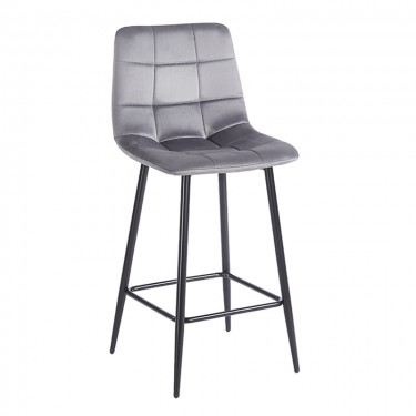 NORA GREY VELVET ΥΦΑΣΜΑ 65εκ. ΣΚΑΜΠΟ ΜΕΤΑΛΛΙΚΟ 45X41X65-99εκ. ZITA PLUS 45X41X65-99εκ.