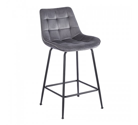 ERMINA GREY VELVET ΥΦΑΣΜΑ 64εκ. ΣΚΑΜΠΟ ΜΕΤΑΛΛΙΚΟ 49X50X64-94εκ. ZITA PLUS 49X50X64-94εκ.