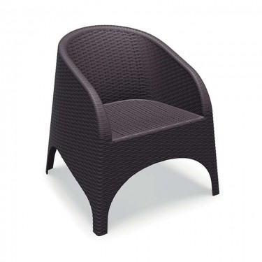 ARUBA BROWN ΠΟΛΥΘΡΟΝΑ ΠΟΛ/ΝΙΟΥ 74X75X80εκ. SIESTA 74X75X80εκ.