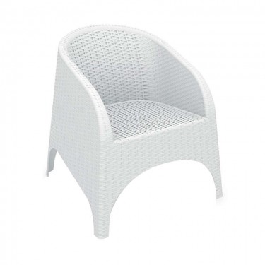 ARUBA WHITE ΠΟΛΥΘΡΟΝΑ ΠΟΛ/ΝΙΟΥ 74X75X80εκ. SIESTA 74X75X80εκ.