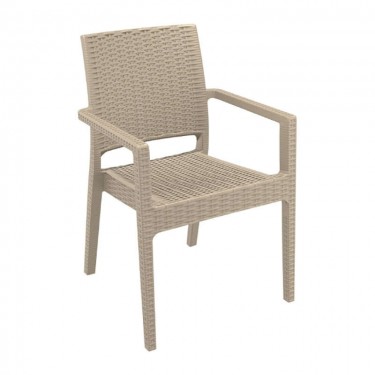 IBIZA TAUPE ΠΟΛΥΘΡΟΝΑ ΠΟΛ/ΝΙΟΥ 58Χ59Χ87εκ. SIESTA 58X59X87εκ.