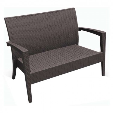 MIAMI BROWN ΚΑΝΑΠΕΣ 128Χ77Χ89εκ. ΠΟΛ/ΝΙΟΥ SIESTA 128Χ77Χ89εκ.