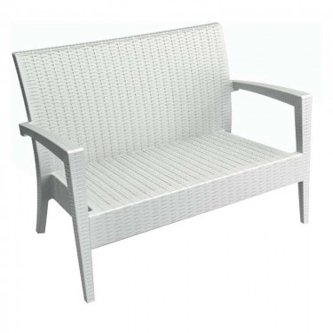 MIAMI WHITE ΚΑΝΑΠΕΣ 128Χ77Χ89εκ. ΠΟΛ/ΝΙΟΥ SIESTA 128Χ77Χ89εκ.