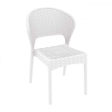 DAYTONA WHITE ΚΑΡΕΚΛΑ ΠΟΛ/ΝΙΟΥ 55X61X81εκ. SIESTA 55X61X81εκ.