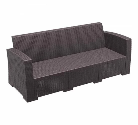 MONACO BROWN 3ΘΕΣΙΟΣ ΚΑΝΑΠΕΣ ΠΟΛ/ΝΙΟΥ MONACO BROWN 3ΘΕΣΙΟΣ ΚΑΝΑΠΕΣ ΠΟΛ/ΝΙΟΥ