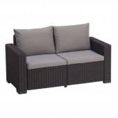 CALIFORNIA ΑΝΘΡΑΚΙ 2ΘΕΣ.ΚΑΝΑΠΕΣ ΜΕ ΜΑΞ. 141Χ68Χ72εκ. ZITA PLUS 141Χ68Χ72εκ.