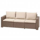 CALIFORNIA CAPPUCCINO 3ΘΕΣ.ΚΑΝΑΠ.ΜΕ ΜΑΞ. 199X68X72εκ. ZITA PLUS 199X68X72εκ.