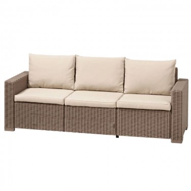 CALIFORNIA CAPPUCCINO 3ΘΕΣ.ΚΑΝΑΠ.ΜΕ ΜΑΞ. 199X68X72εκ. ZITA PLUS 199X68X72εκ.