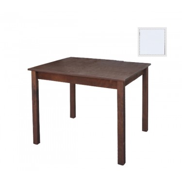 Ταβέρνας Τραπέζι Λυόμενο Οξιά - Κόντρα Πλακέ, Βαφή Εμποτισμού Λάκα Άσπρο  70x110x75cm [-Άσπρο-] [-Ξύλο-] Ρ519,Ε8