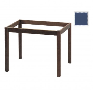 ΚΑΦΕΝΕΙΟΥ Βάση Τραπεζιού Οξιά Λυόμενη για Επιφάνεια 80x120cm Βαφή Ανιλίνη Εμποτισμού  Μπλε  69x109x73cm [-Μπλε-] [-Ξύλο-] Ρ411,Ε3