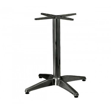 FACTORY Βάση Τραπεζιού Αλουμίνιο Απόχρωση Ανθρακί (2,35kg)  66x66cm H.69cm [-Ανθρακί-] [-Αλουμίνιο-] Ε011,2