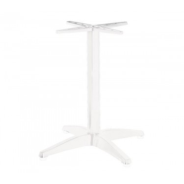 FACTORY Βάση Τραπεζιού Αλουμίνιο Απόχρωση Άσπρο (2,35kg)  66x66cm H.69cm [-Άσπρο-] [-Αλουμίνιο-] Ε011,3