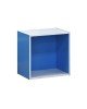 DECON Cube Kουτί Απόχρωση Μπλε  40x29x40cm [-Άσπρο/Μπλε-] [-Paper-] Ε828,2