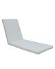 SUNLOUNGER Μαξιλάρι Ξαπλώστρας Ύφασμα Εκρού Water Repellent, Foam Polyester Φερμουάρ-Velcro  196(78 118)x60x7cm [-Εκρού-] [-Ύφασμα-] Ε2017