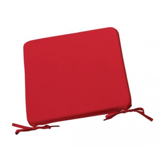 CHAIR Μαξιλάρι Καθίσματος Κόκκινο  42x42x3cm [-Κόκκινο-] [-Ύφασμα-] Ε203,Κ