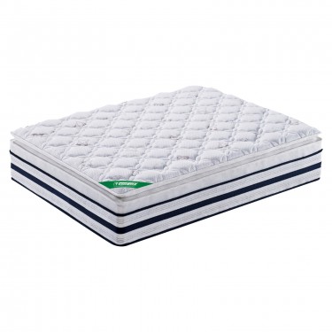 ΣΤΡΩΜΑ Pocket Spring   Foam με Ανώστρωμα Foam, Μονής Όψης (3)  160x200x(31/29)cm [-Άσπρο-] [-Spring/Μονής Όψης-] Ε2049,2