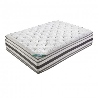 ΣΤΡΩΜΑ Pocket Spring Cool Gel Memory Foam, Μονής Όψης (2)  160x200x(27/25)cm [-Γκρι-] [-Spring/Memory-] Ε2051,2