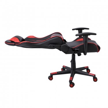 BF8050 Gaming Πολυθρόνα Γραφείου, Ανάκλιση Πλάτης έως 90°, Pu Μαύρο - Κόκκινο  70x67/134x125/135cm [-Κόκκινο-, -Μαύρο-] [-PU - PVC-] ΕΟ577