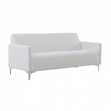 STYLE Καναπές Σαλονιού Καθιστικού 3Θέσιος, Pu Άσπρο K/D  164x71x72cm [-Άσπρο-] [-PU - PVC-] Ε948,31