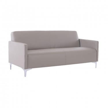 STYLE Καναπές Σαλονιού Καθιστικού, 3Θέσιος, Pu Cappuccino, K/D  164x71x72cm [-Μπεζ-Tortora-Sand-Cappuccino-] [-PU - PVC-] Ε948,34