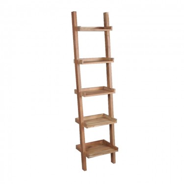 LADDER Βιβλιοθήκη - Ραφιέρα Ξύλο Ακακία Φυσικό  45x35x190cm [-Φυσικό-] [-Ξύλο-] ΕΑ7019