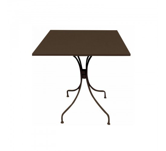 PARK Τραπέζι Μέταλλο Βαφή Sand Brown  70x70x71cm [-Καφέ-] [-Μέταλλο-] Ε5171,3