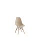 ART Wood Καρέκλα Τραπεζαρίας Κουζίνας Ξύλο - PP Tortora  46x52x82cm [-Φυσικό/Μπεζ-Tortora-Sand-Cappuccino-] [-Ξύλο/PP - PC - ABS-] ΕΜ123,9W