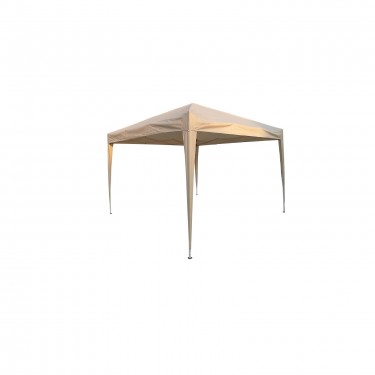 GAZEBO Πτυσσόμενο Μέταλλο Βαφή Άσπρο, Ύφασμα Άσπρο  3x3m (H. 2.55m) [-Άσπρο-] [-Μέταλλο-, -Ύφασμα-] Ε939