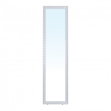 MIRROR Καθρέπτης Δαπέδου Τοίχου Ξύλινος Antique White  39x2,5x148cm [-Άσπρο-] [-MDF - Κόντρα Πλακέ - Καπλαμάς - Νοβοπάν-] Ε7185,1