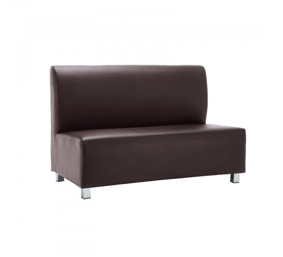 BANDY 2Θέσιος Καναπές Pu Καφέ  130x71x88cm [-Καφέ-] [-PU - PVC-] Ε952,23