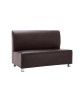 BANDY 2Θέσιος Καναπές Pu Καφέ  130x71x88cm [-Καφέ-] [-PU - PVC-] Ε952,23