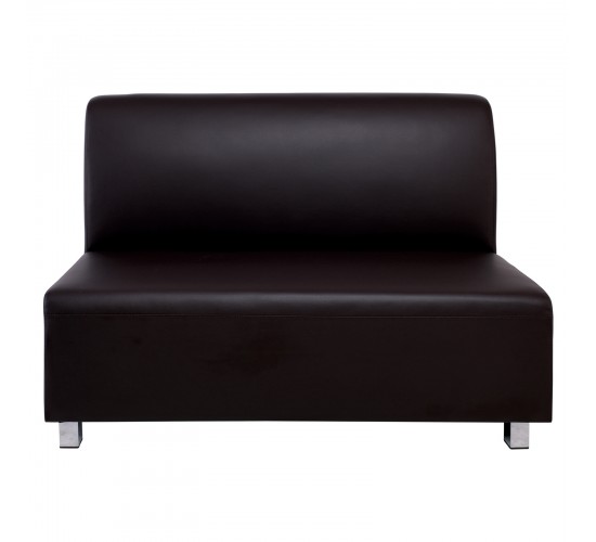 BANDY 2Θέσιος Καναπές Pu Καφέ  130x71x88cm [-Καφέ-] [-PU - PVC-] Ε952,23