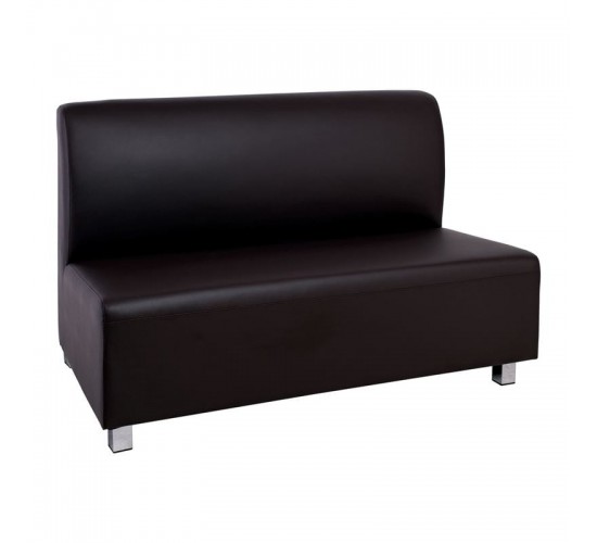 BANDY 2Θέσιος Καναπές Pu Καφέ  130x71x88cm [-Καφέ-] [-PU - PVC-] Ε952,23