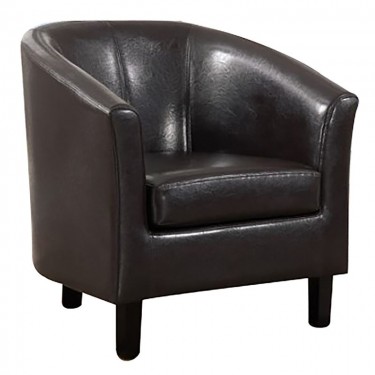 BOGA Πολυθρόνα Σαλονιού Καθιστικού, Pu Σκούρο Καφέ  77x70x77cm [-Καφέ-] [-PU - PVC-] Ε7129,5W