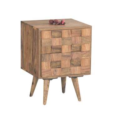 TEKA Κομοδίνο Ξύλο Ακακία Φυσικό  40x35x55cm [-Φυσικό-] [-Ξύλο-] ΕΑ7044