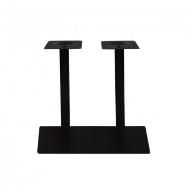 PRATO Βάση Τραπεζιού BAR Μακρόστενη 70x40cm H.108cm Μέταλλο Βαφή Μαύρο / 23,10kg  70x40 H.108cm [-Μαύρο-] [-Μέταλλο-] Ε0682