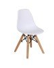ART Wood Kid Καρέκλα Ξύλο - PP Άσπρο  32x34x57cm [-Φυσικό/Άσπρο-] [-Ξύλο/PP - PC - ABS-] ΕΜ123,ΚW