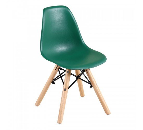 ART Wood Kid Καρέκλα Ξύλο - PP Πράσινο  32x34x57cm [-Φυσικό/Πράσινο-] [-Ξύλο/PP - PC - ABS-] ΕΜ123,ΚG