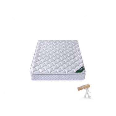 ΣΤΡΩΜΑ Bonnell Spring Roll Pack με Ανώστρωμα Foam Roll Pack Μονής Όψης (1)  90x190x24cm [-Άσπρο-] [-Spring/Μονής Όψης-] Ε2056,6