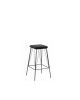 PANTON Σκαμπό BAR, Μέταλλο Βαφή Μαύρο, PU Απόχρωση Vintage Black  43x43x76cm [-Μαύρο-] [-PU - PVC-, -Μέταλλο-] ΕΜ779,3