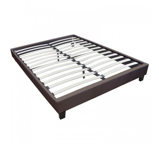 ΥΠΟΣΤΡΩΜΑ WILTON K/D PU Σκούρο Καφέ  167x211x29 (Στρώμα 160x200)cm [-Καφέ Σκούρο-] [-PU - PVC - Bonded Leather-] Ε2015,2LB