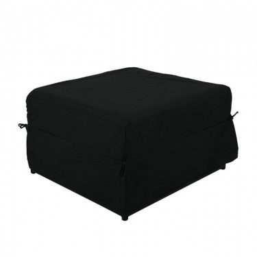 LOGAN Σκαμπό - Κρεβάτι, Σαλονιού - Καθιστικού, Στρώμα 7cm, Ύφασμα Μαύρο  72x65x42cm Bed:72x180x42cm [-Μαύρο-] [-Ύφασμα-] Ε9597,10