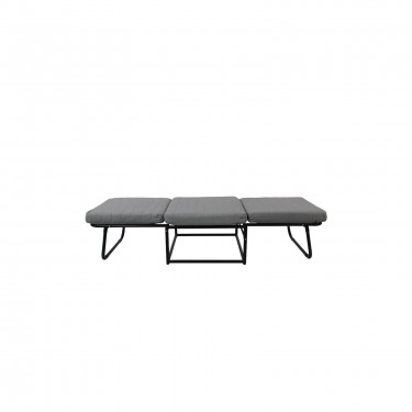 LOGAN Σκαμπό - Κρεβάτι Σαλονιού - Καθιστικού, Στρώμα 7cm, Ύφασμα Γκρι  72x65x42cm Bed:72x180x42cm [-Γκρι-] [-Ύφασμα-] Ε9597,30