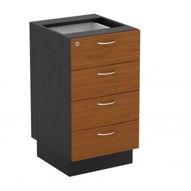 EXECUTIVE Συρταριέρα Επέκτασης Dark Grey - Cherry  40x45x73cm [-Ανθρακί-, -Κερασί-] [-Melamine-] ΕΟ999Ε,11