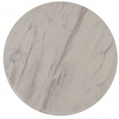 Contract Sliq Normal Επιφάνεια Τραπεζιού τ.Werzalit, Απόχρωση  Marble  Φ60cm/16mm [-Άσπρο-] [-Melamine Laminated-] Ε100,42