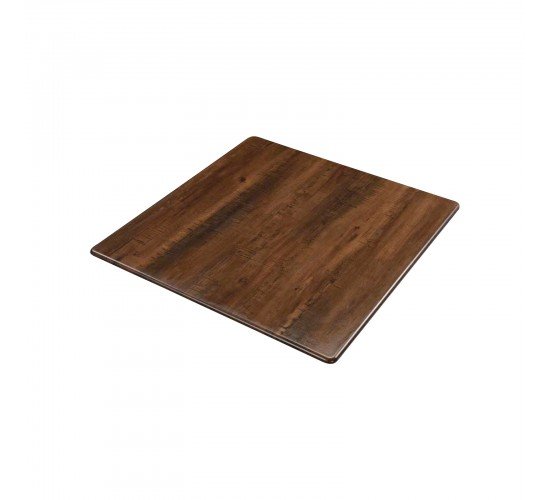 Contract Sliq Normal Επιφάνεια Τραπεζιού τ.Werzalit, Απόχρωση Walnut  60x60cm/16mm [-Καρυδί-] [-Melamine Laminated-] Ε106,41